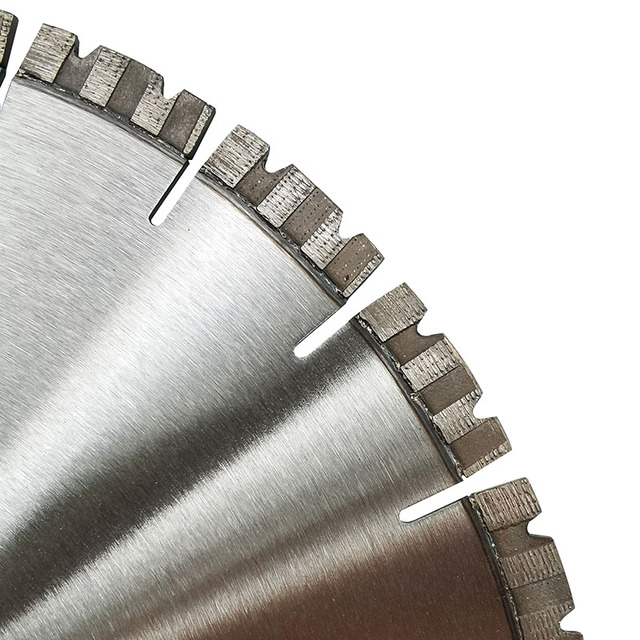 激光焊接金刚石均匀分布/有序排列锯片-双U波纹